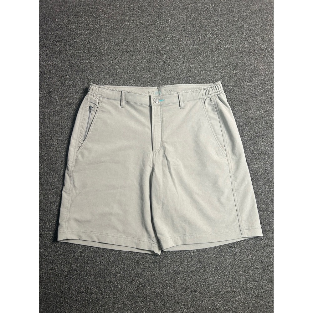 Free Fly Performance Bamboo Shorts Gray Mens Large Utility Hike Fishing Outdoor